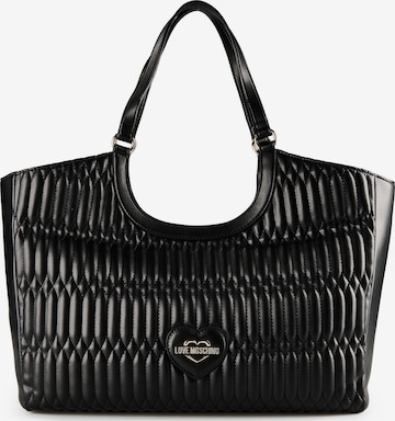 Love Moschino Shopper 'Bubbly Love' in Zwart: voorkant