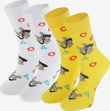 Crea Socks Sukat 'Spiele' värissä monivärinen: etupuoli