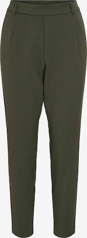 VILATapered Hlače s naborima 'VIVarone' - zelena boja: prednji dio