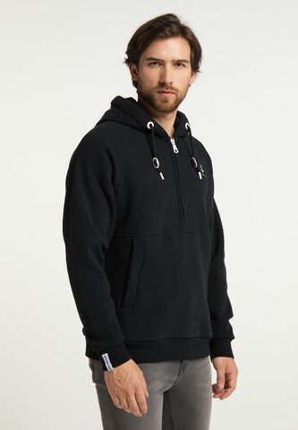 DreiMaster Maritim Sweatshirt in Black: front