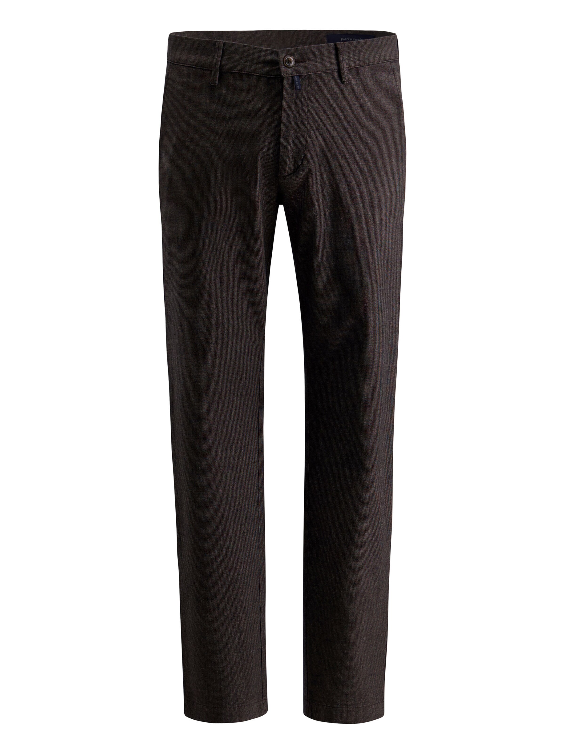 PIERRE CARDIN Tapered Chino trousers in Brown: front