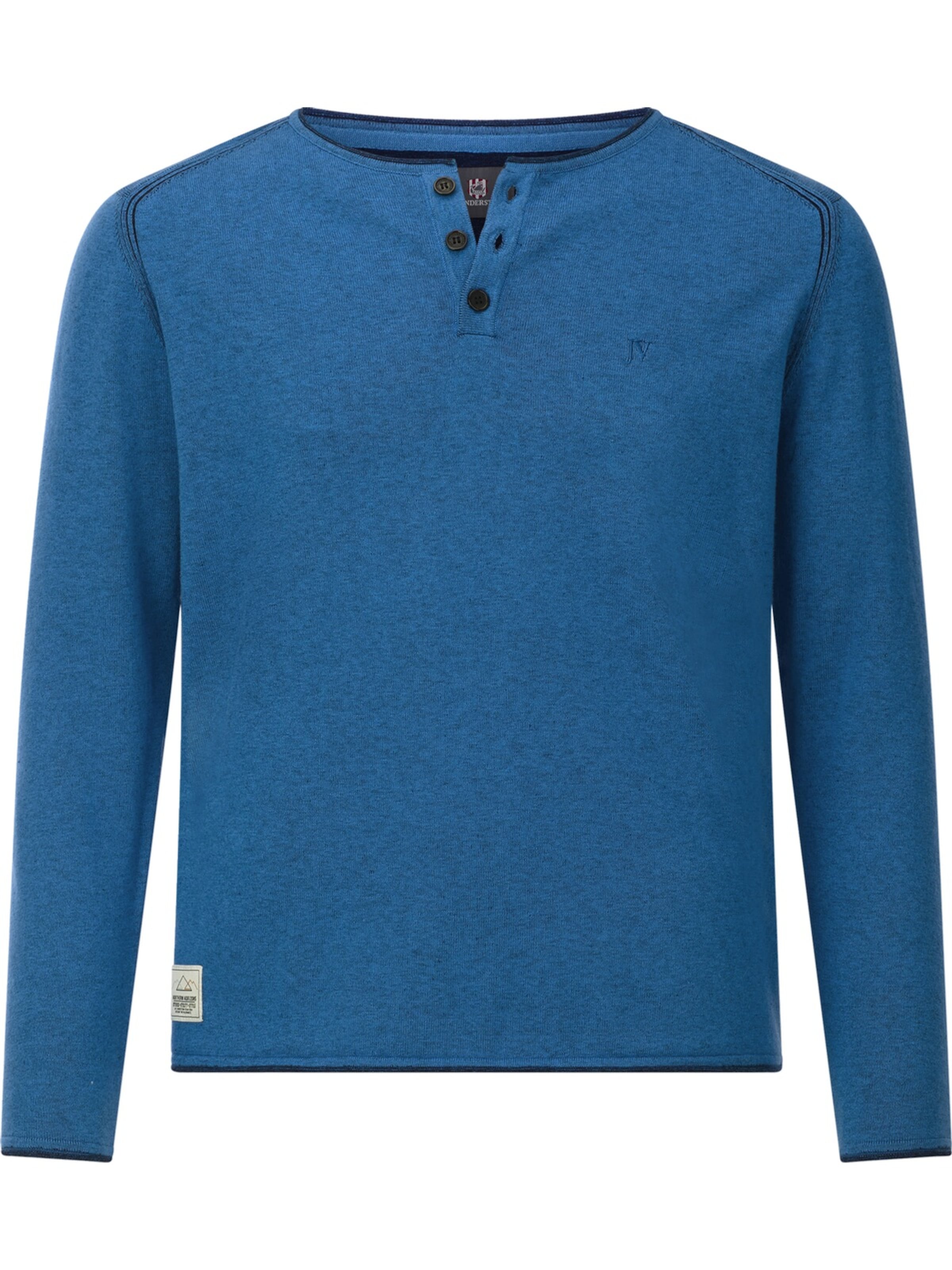 Jan Vanderstorm Pullover ' Akselberg ' in Blau: Vorderseite