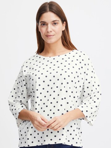 Maglietta ' FRSIVA TEE 3 ' di Fransa in blu