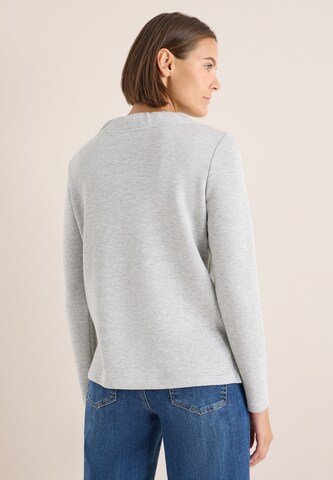 CECIL Sweatshirt 'Piquée' in Grau