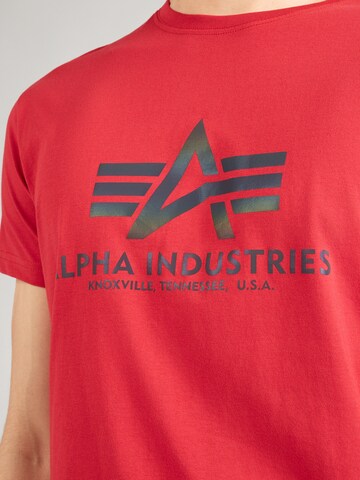 ALPHA INDUSTRIES Shirt in Red