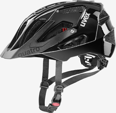 UVEX Fahrradhelm 'Quatro' in schwarz, Produktansicht