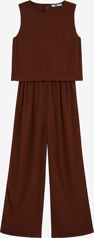 WE Fashion Overall värissä ruskea: etupuoli