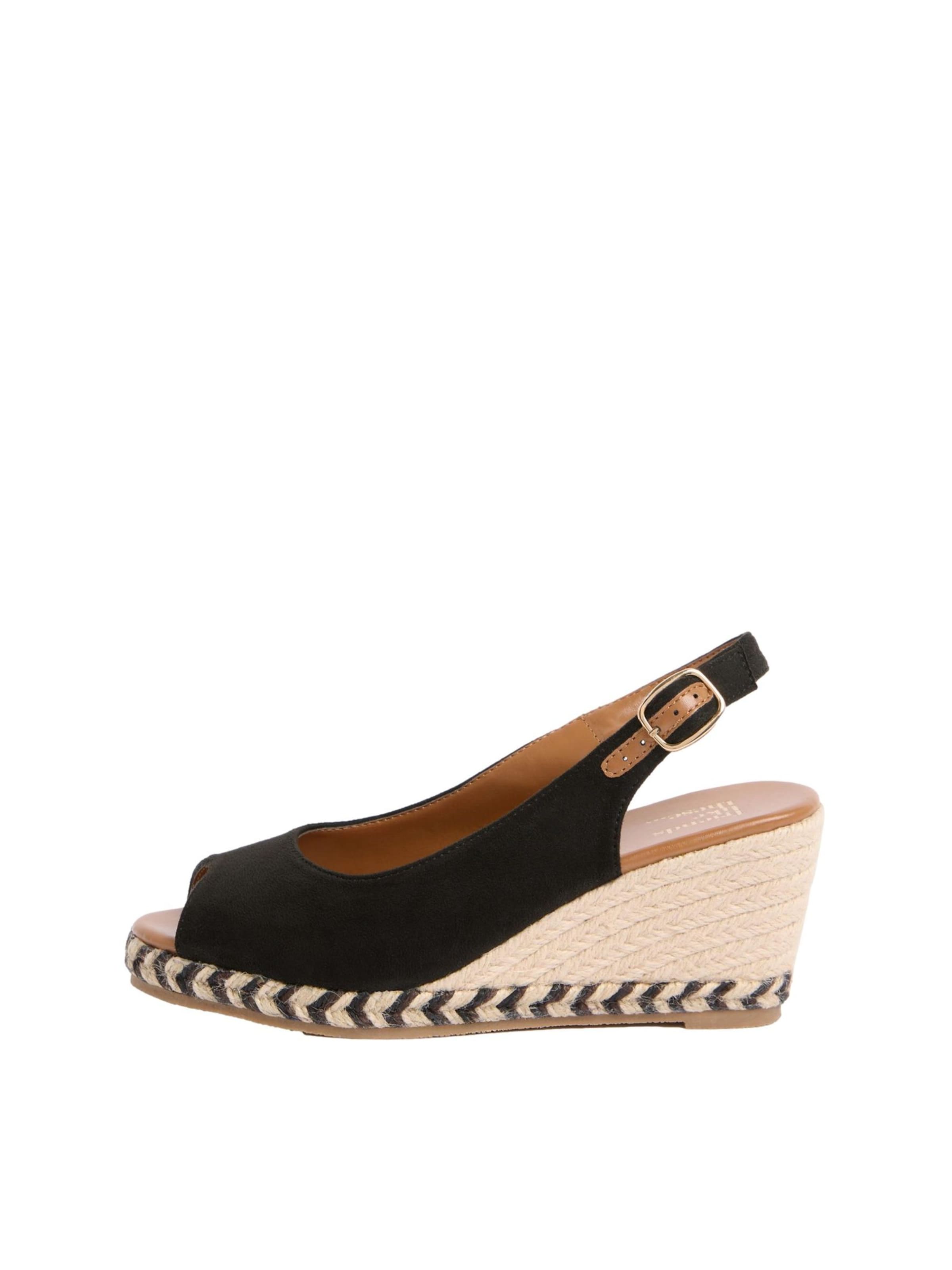 Friends Like These Sandals in Black: front