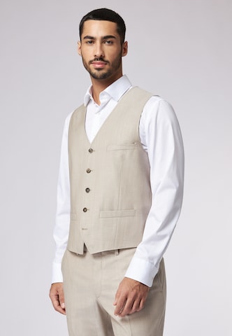ROY ROBSON Suit Vest in Beige: front