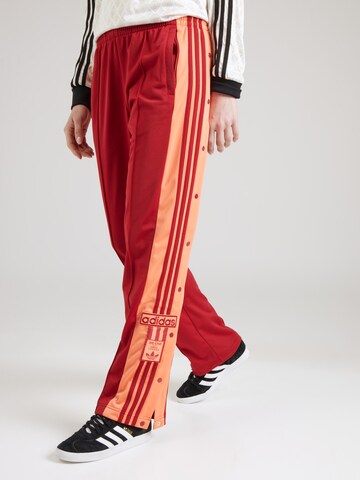 ADIDAS ORIGINALS Loose fit Trousers 'Adibreak' in Red: front