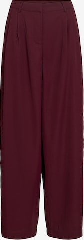 Pantaloni con pieghe 'VILee' di VILA in rosso: frontale