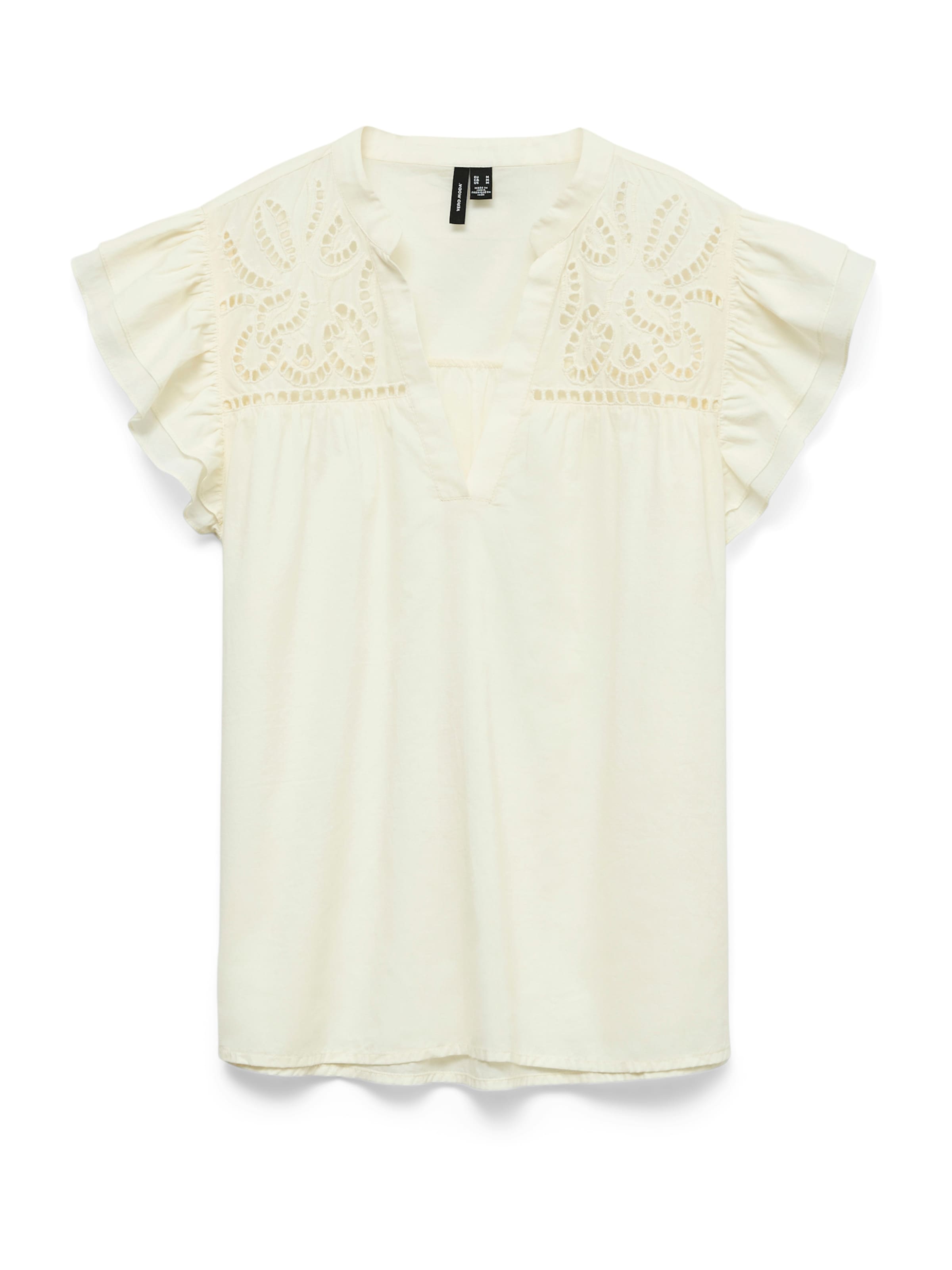Camicia da donna 'VMLINE' di VERO MODA in bianco: frontale