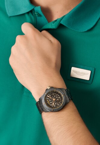 Aston Martin Analog watch 'Rim' in Black