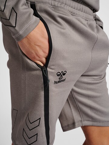 Hummel Regular Sports trousers 'Cima' in Grey