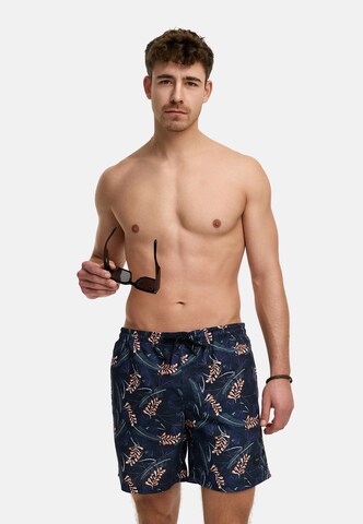 Shorts de bain 'Tonios' INDICODE JEANS en noir