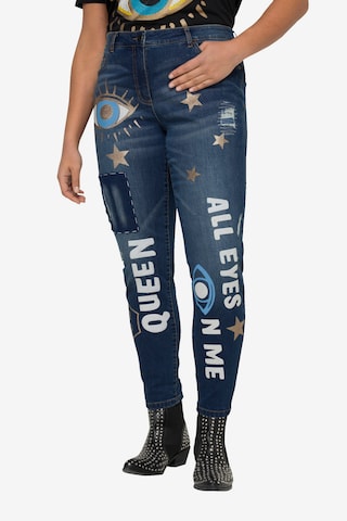 Angel of Style Skinny Jeans in Blue: front