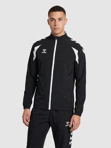 Hummel Sweatvest in Zwart: voorkant