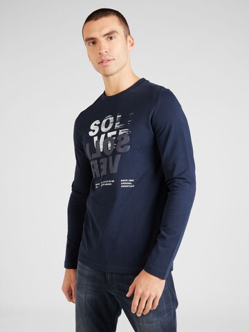 s.Oliver Shirt in Blauw: voorkant