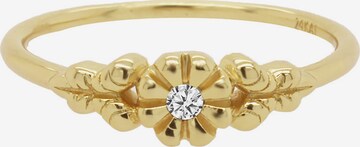 24Kae Ring in Gold: front