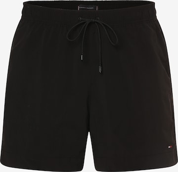 TOMMY HILFIGER Zwemshorts in Zwart: voorkant