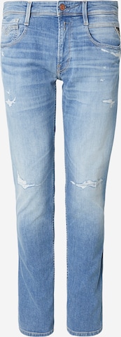 REPLAY Slimfit Farkut 'ANBASS' värissä sininen: etupuoli