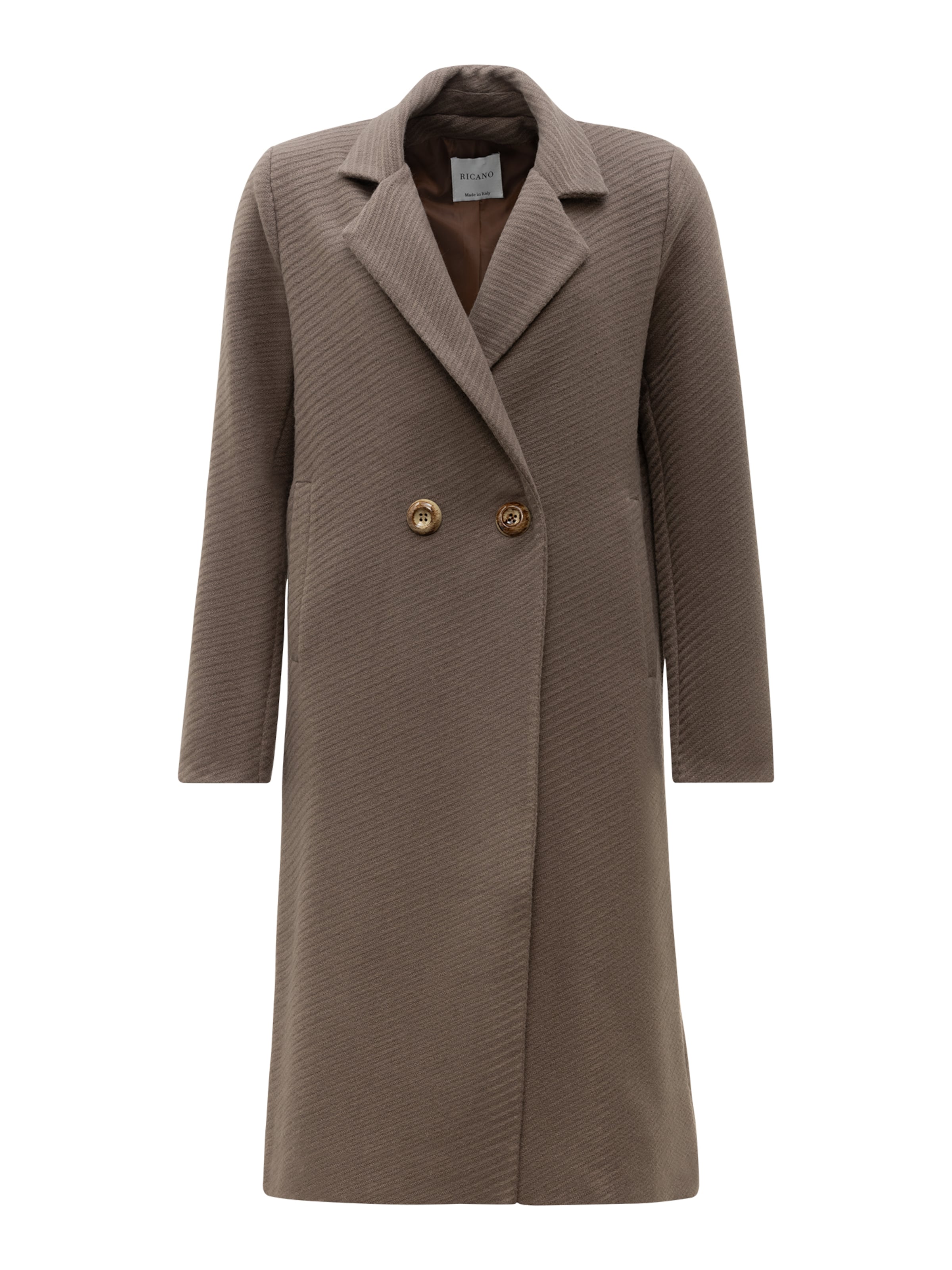 Cappotto di mezza stagione ' ' di RICANO in marrone: frontale