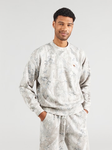 Abercrombie & Fitch Mikina – bílá: přední strana