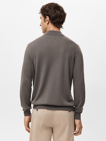 MANGO MAN Tröja 'WILLYM' i brun