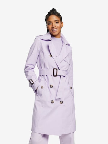 Manteau mi-saison ESPRIT en violet : devant