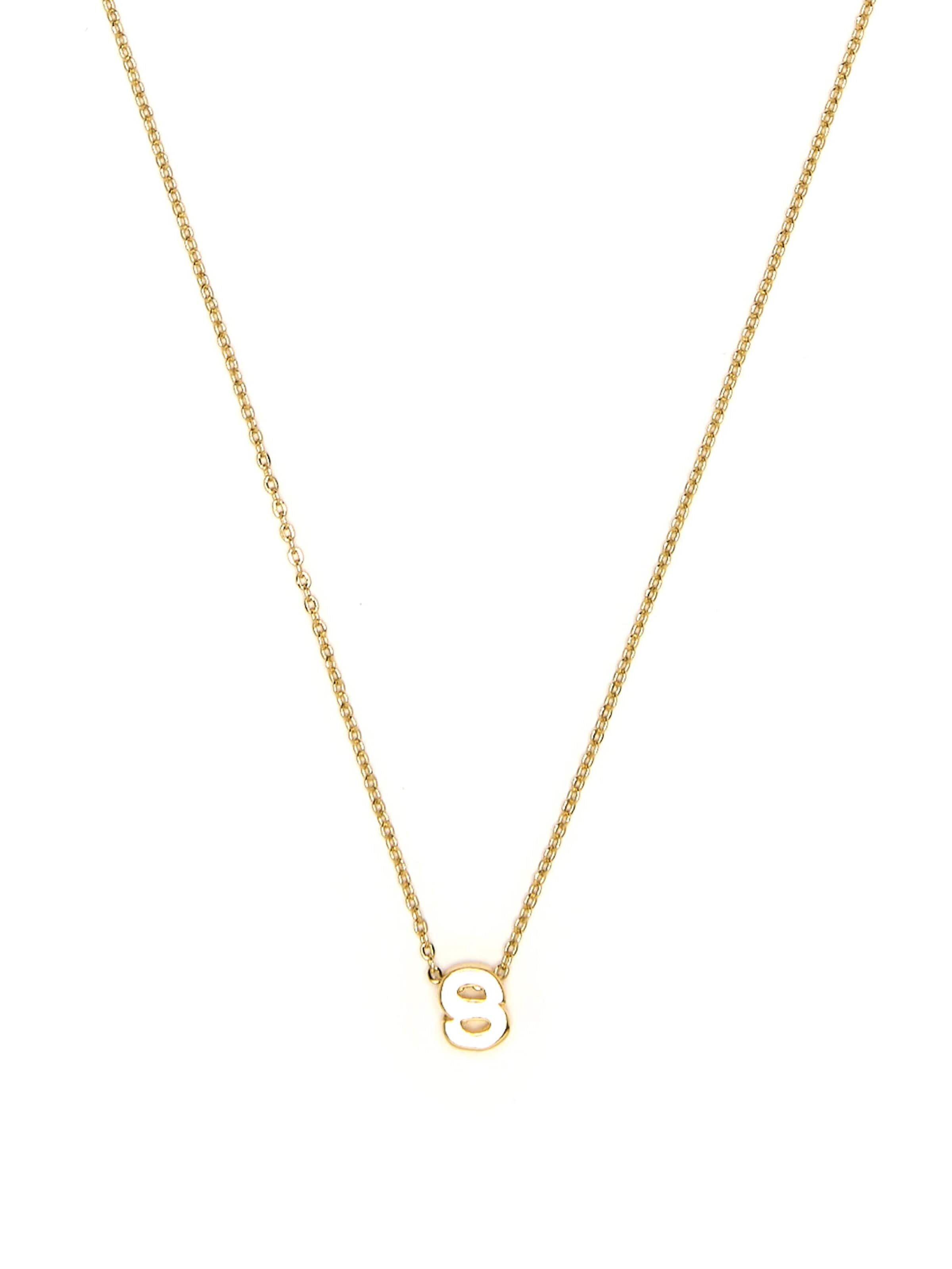 Luxenter Halsband 'S' i Onesize i guld, Produktvy