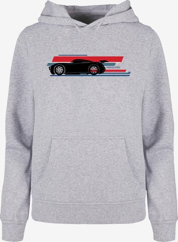 ABSOLUTE CULT Sweatshirt 'Cars - Jackson Storm' in Grau: predná strana