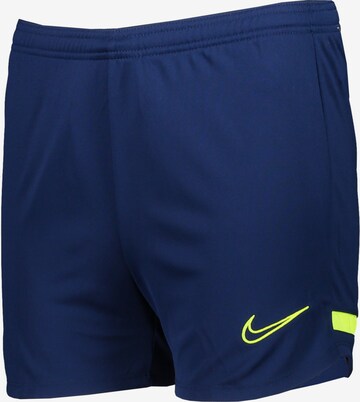 Regular Pantalon de sport NIKE en bleu : devant