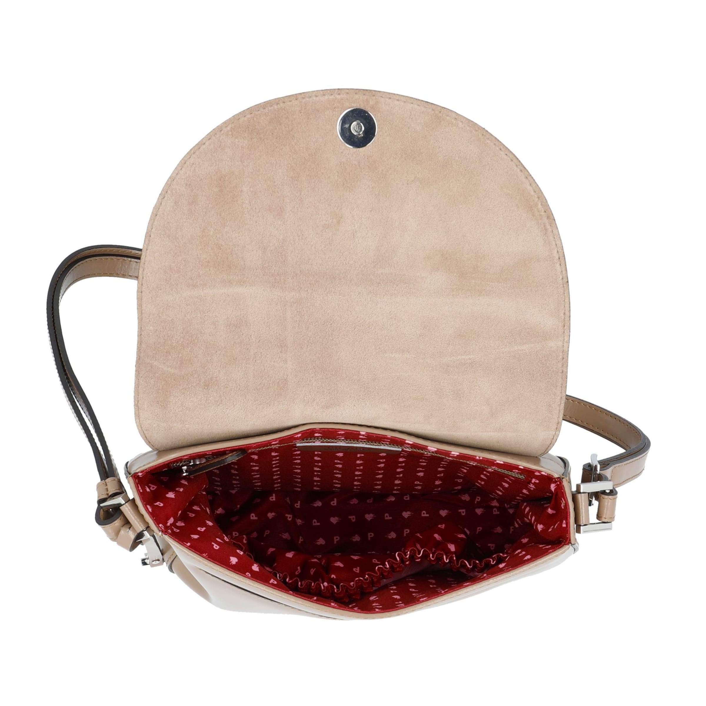 Picard Crossbody Bag 'Black Tie' in Beige