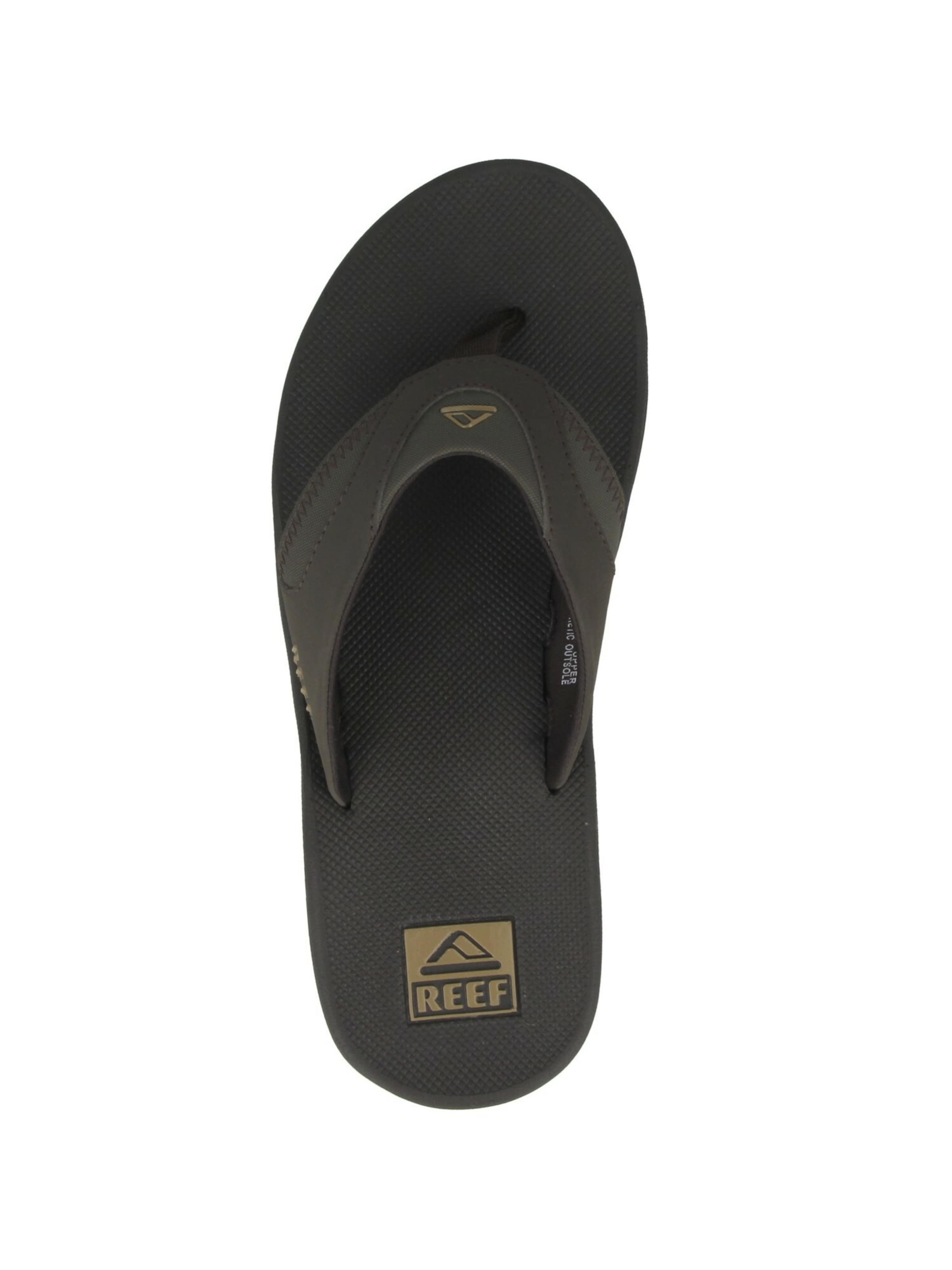 Flip-flops 'Fanning' de la REEF pe maro