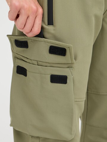 North Bend Tapered Functionele broek 'Tosca' in Groen