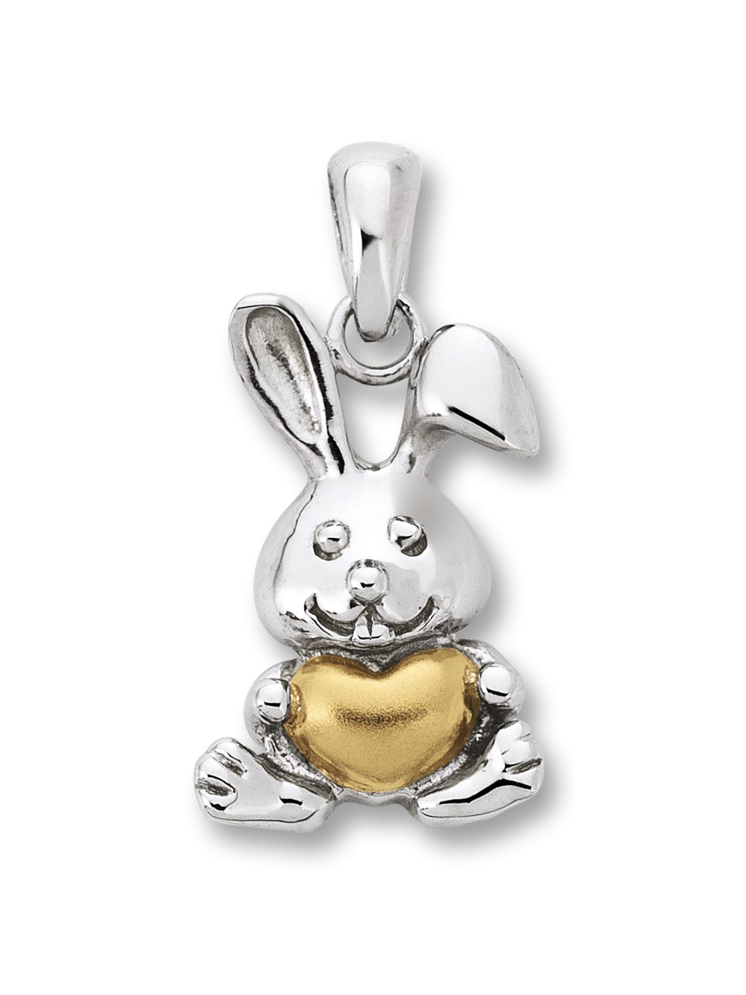 ONE ELEMENT Jewelry 'Hase' in Silver: front