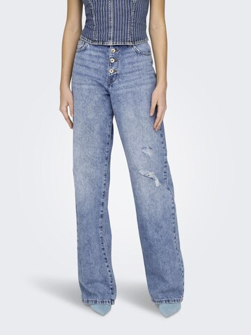 ONLY Regular Jeans in Blauw: voorkant