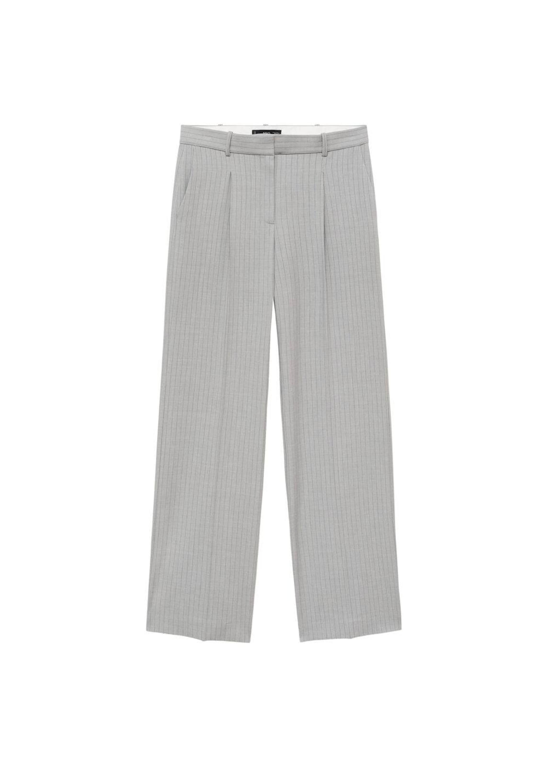 MANGO Regular Hose 'Bowery' in Grau: Vorderseite