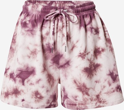 Volcom Püksid 'Truly' bordoo / valge, Tootevaade