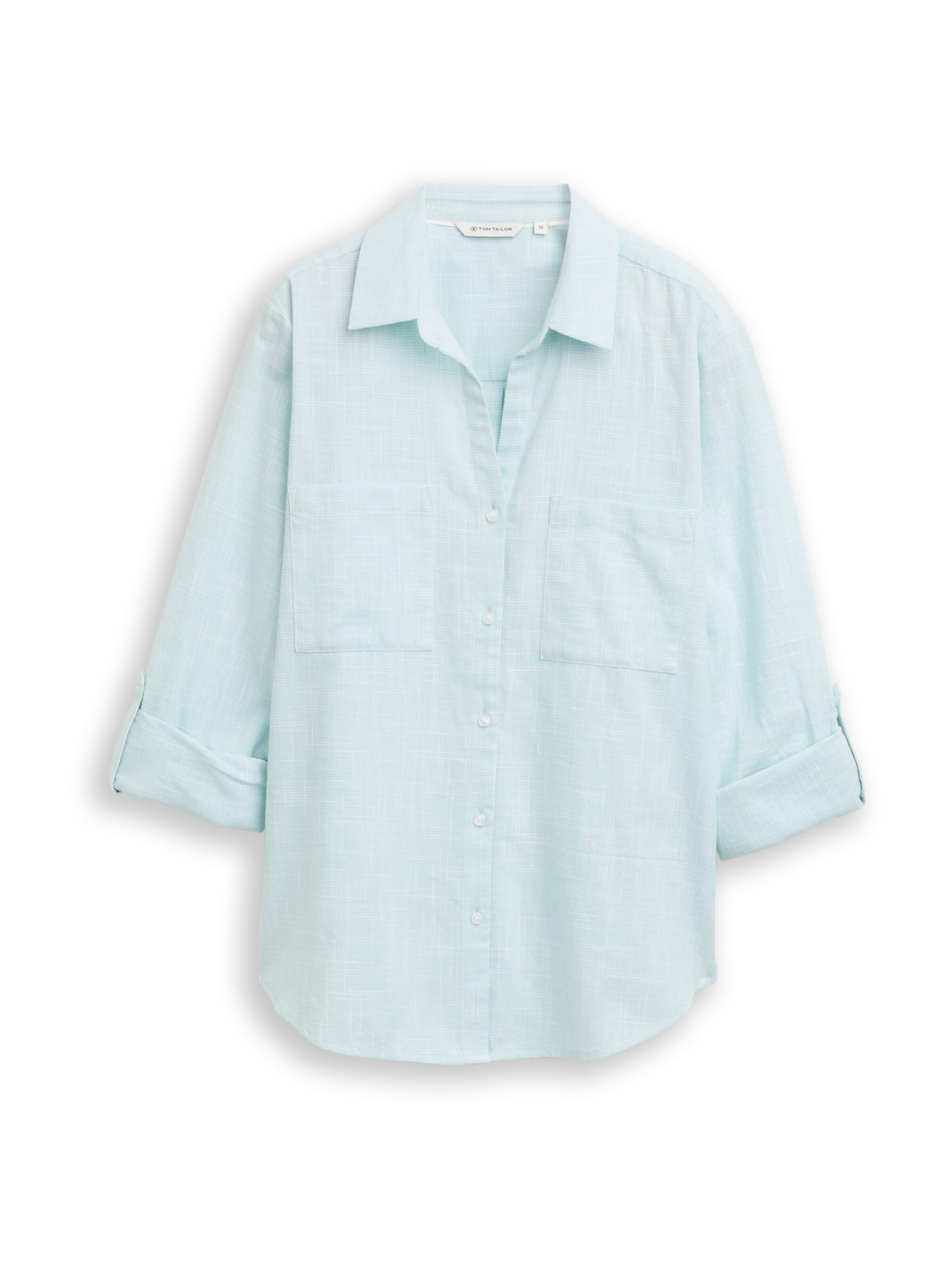 TOM TAILOR - Blusa em verde: frente