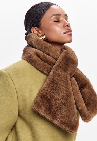 CESARE GASPARI Scarf in Brown