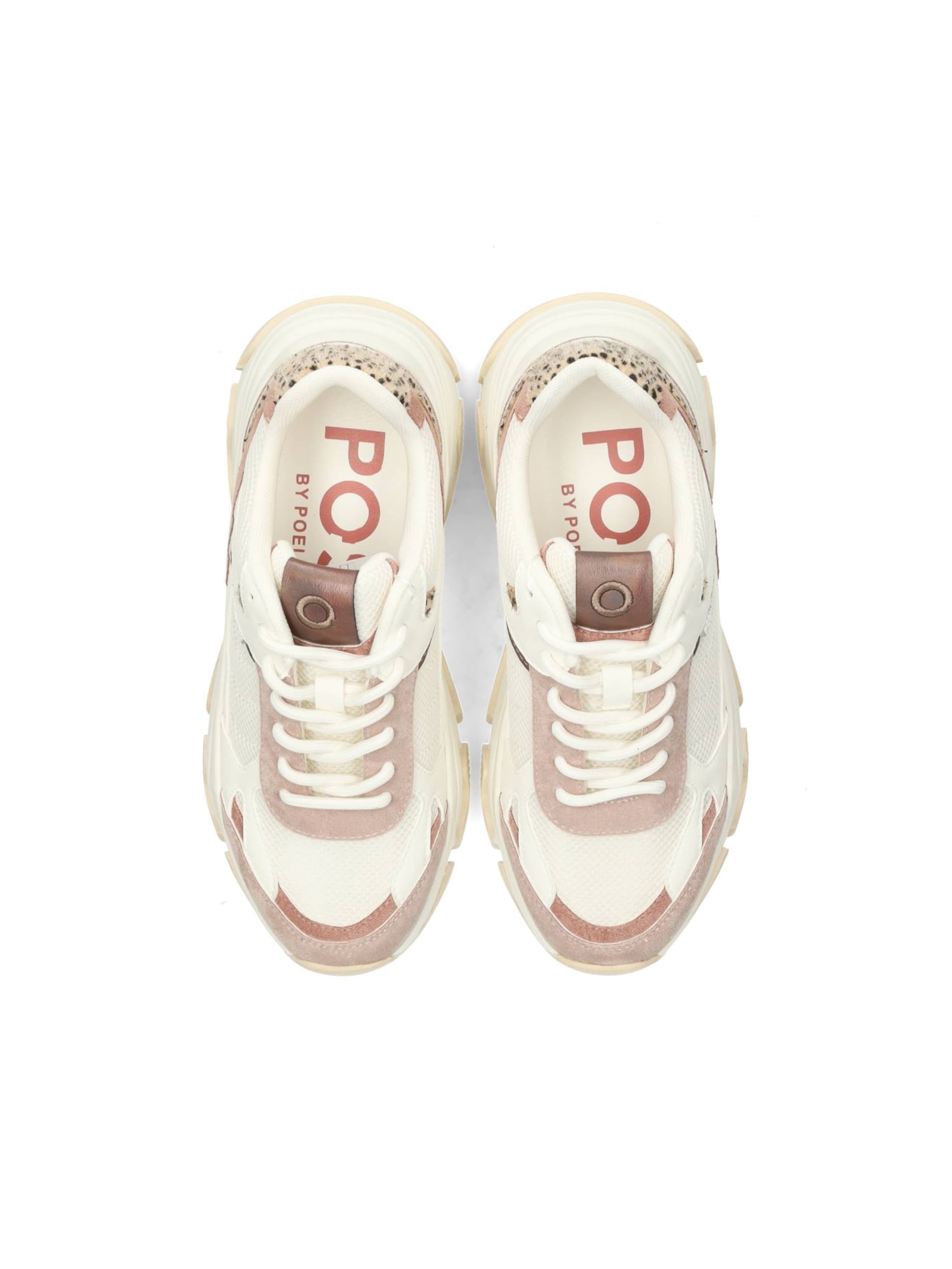 Baskets basses 'Gigi' POSH by Poelman en beige