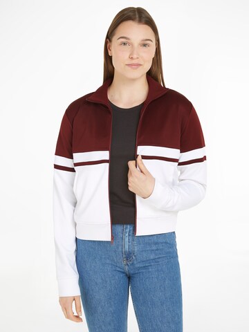TOMMY HILFIGER Sweatvest in Rood: voorkant