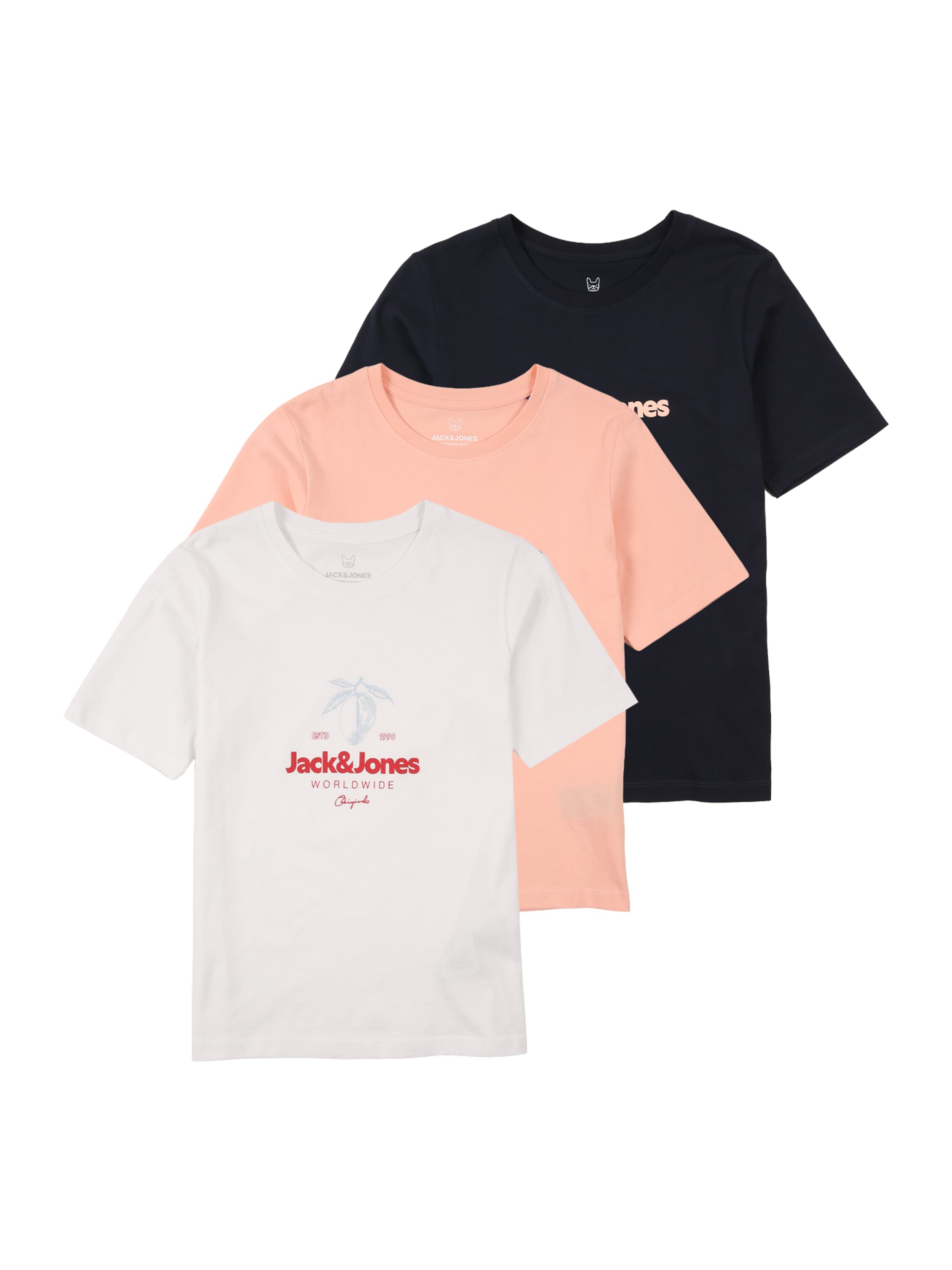 Jack & Jones Junior Majica | modra barva: sprednja stran