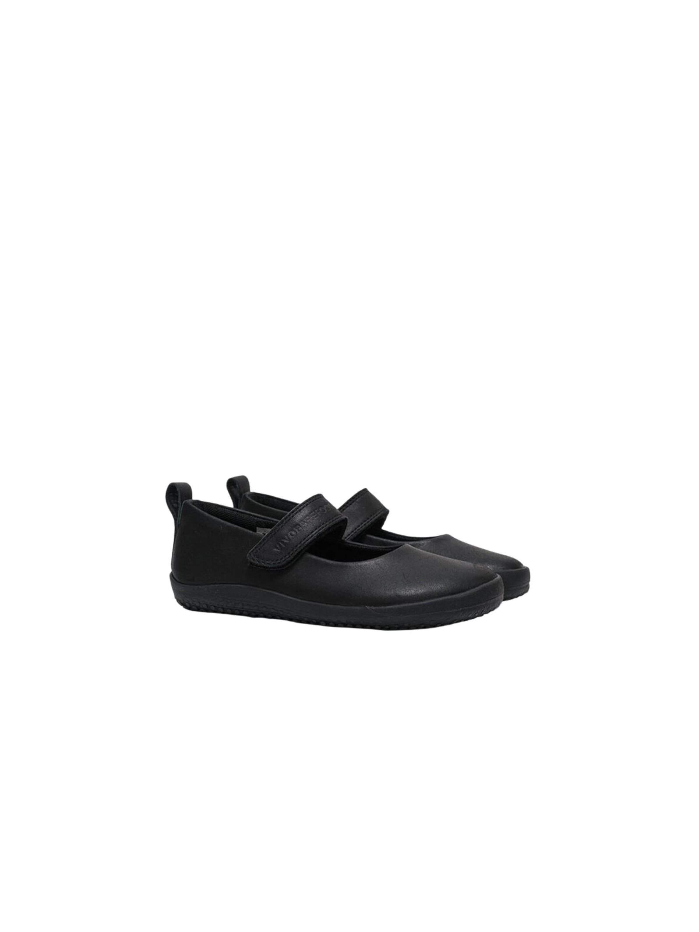 Vivo Barefoot Low shoe 'WYN SCHOOL' in Black