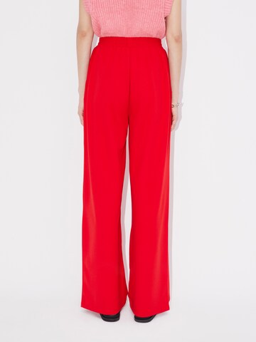 Wide leg Pantaloni 'Else' di LeGer by Lena Gercke in rosso