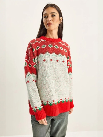 Pull-over 'Pullover' Bianco Lucci en rouge