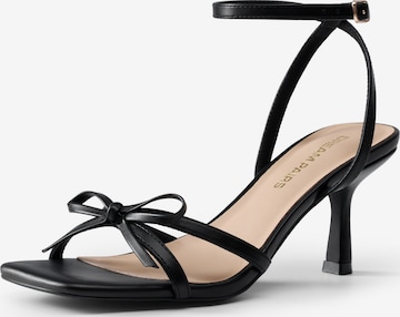 Dream Pairs Strap Sandals in Black: front