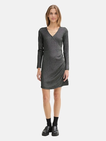 TOM TAILOR DENIM Kleid in Schwarz