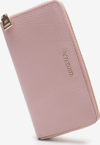 Lazarotti Wallet 'Bologna' in Pink